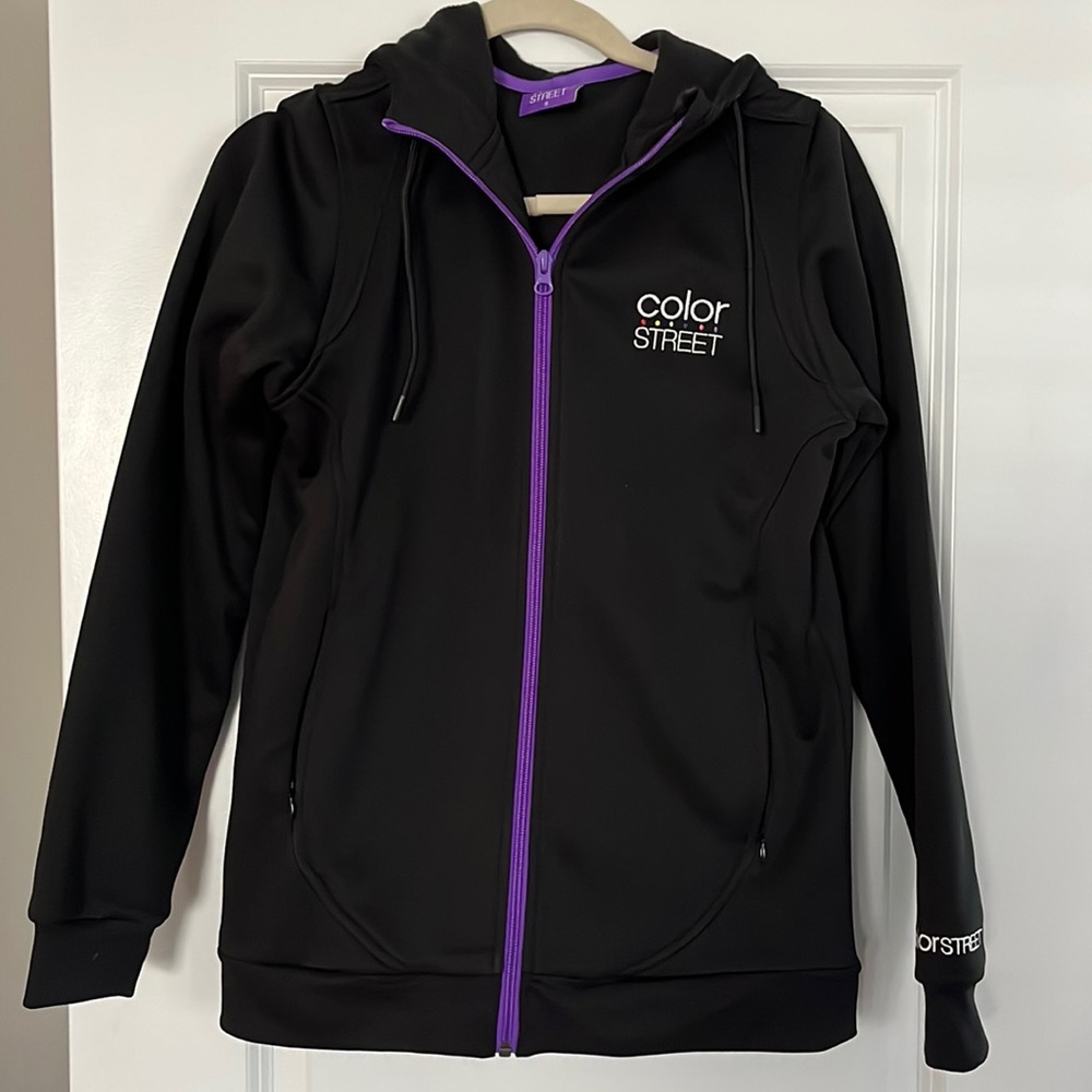 Color Street hooded jacket small